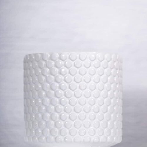 AMY WHITE DECORATIVE POT