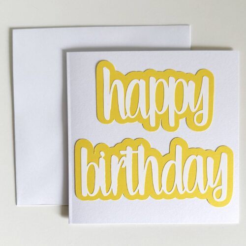 Happy Birthday | Yellow