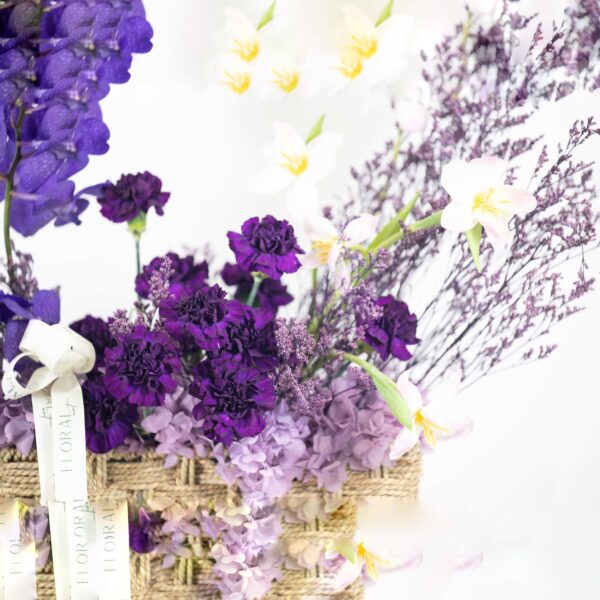 PURPLE HUES BASKET