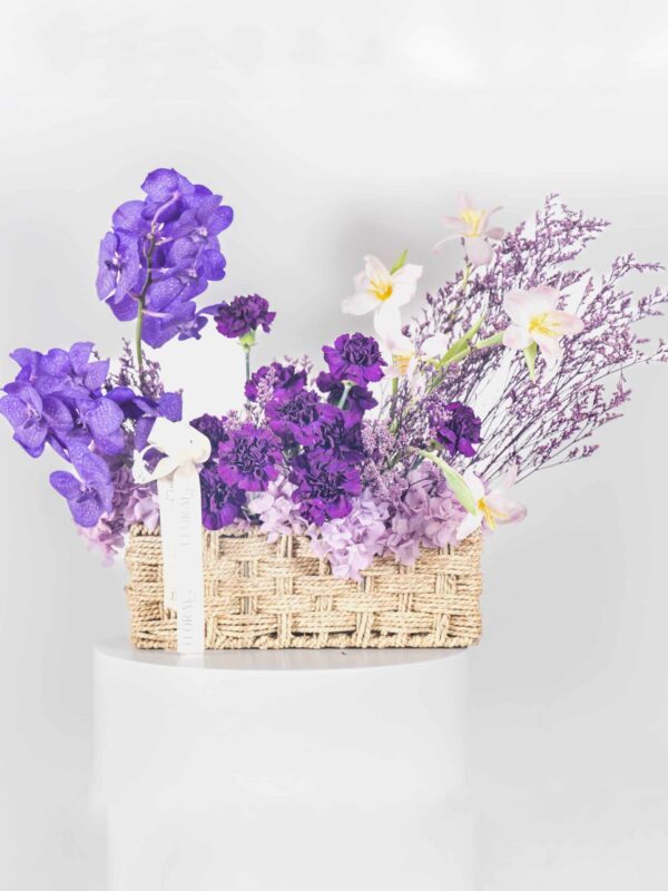PURPLE HUES BASKET