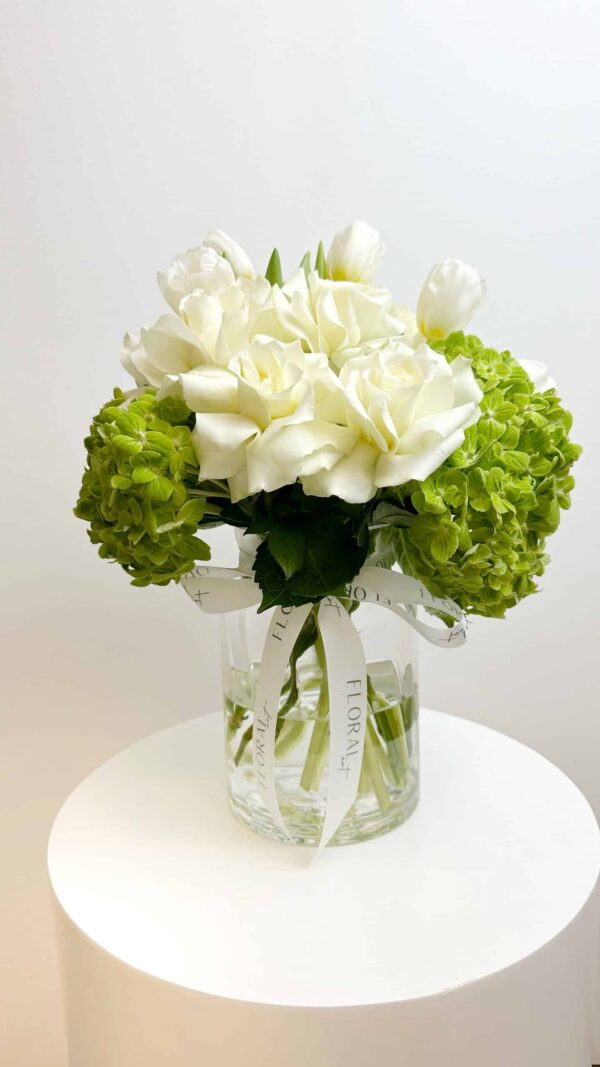 SNOWFALL VASE ARRANGEMENT